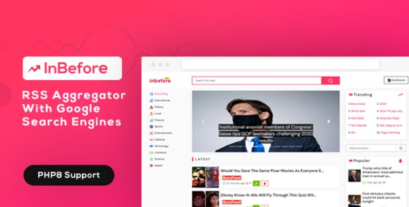 InBefore News Aggregator with Search Engine