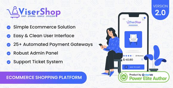 ViserShop eCommerce Shopping Platform Nulled Script