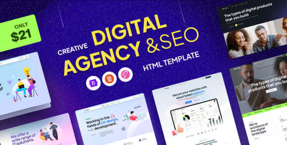Tryesy Creative Digital Agency HTML Template Download