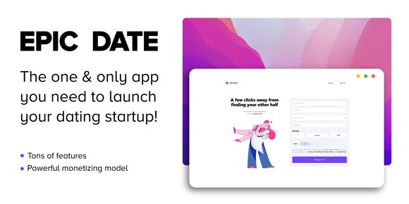 Epic Date Social PHP Dating Platform Script