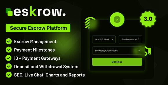 Escrow Secure Escrow Platform Script