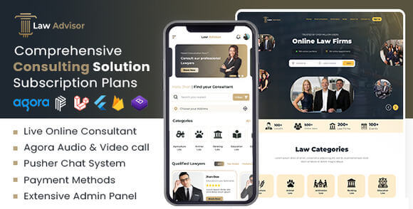LawAdvisor Seamless Tele-Advisory and Virtual Legal Services with Flutter Apps