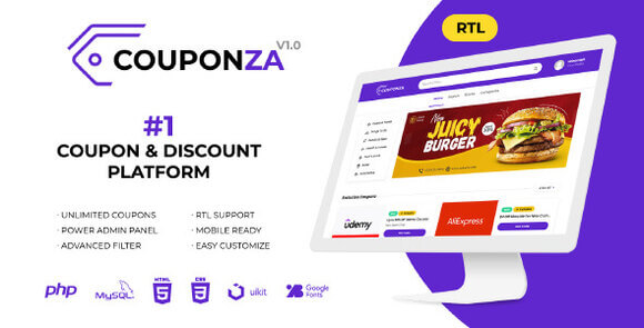 Couponza Ultimate Coupons and Discounts Platform Script