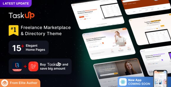 Taskup Laravel Freelance Marketplace and Service Finder Script