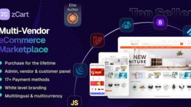 zCart Multi-Vendor eCommerce Marketplace Nulled Script