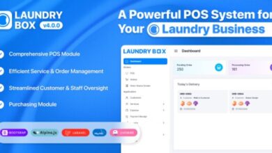 Laundry Box POS and Order Management System Nulled
