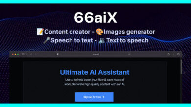 66aix AI Content Chatbot Images Generator and Speech to Text SaaS