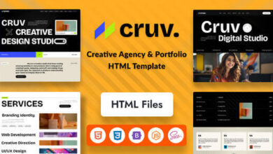 Cruv Creative Agency and Portfolio HTML Template