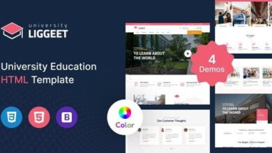 Liggett University Education HTML Template