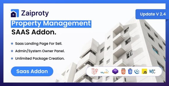 Zaiproty Property Management SAAS Addon