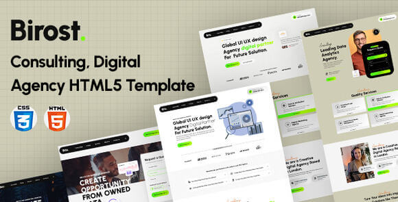 Birost Consulting Digital Agency HTML5 Template