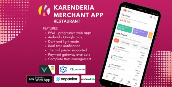 Karenderia Merchant App Restaurant Source