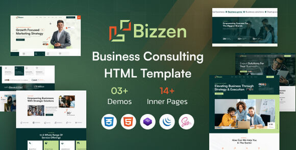 Bizzen Business Consulting HTML Template Download