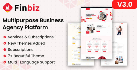 FinBiz Multipurpose Business Agency Platform Script