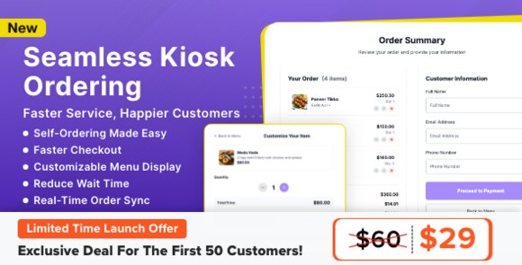 Kiosk Module for Tabletrack Addon