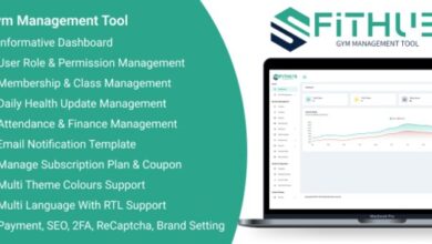 FitHub SaaS Gym Management Tool Script
