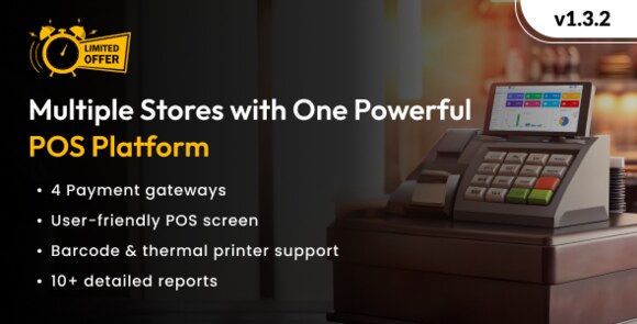 InfyPOS POS Saas for Multi Store Outlets Built on Laravel ReactJS