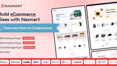 Nazmart Multi-Tenancy eCommerce Platform SaaS Nulled
