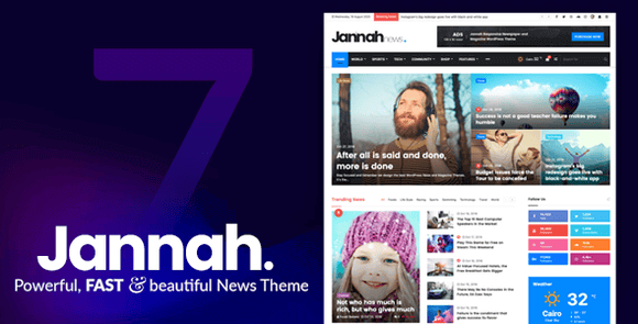 Jannah Newspaper Magazine News BuddyPress WordPress Theme