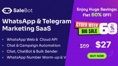 SaleBot WhatsApp and Telegram Marketing SaaS ChatBot